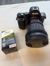 Sony Alpha A7S 12.2MP Mirrorless Digital Camera Body ILCE-7S w/ Rokinon 50 Lens