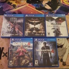 Sony PlayStation 4 PS4 Video Game Lot Of 5 Video Games Complete Manuals Tested