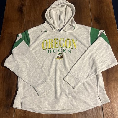 Oregon Ducks NCAA Women Hoodie Gray Sweatshirt XL