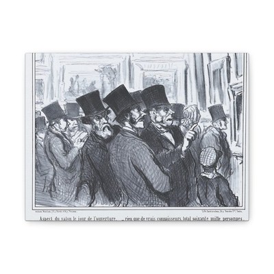 Honoré Daumier - Comment, c'est dans cette cave - Canvas Wall Art