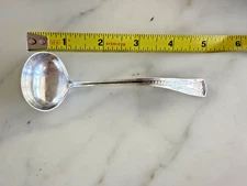 sterling Silver Virginia engraved No. 21 sauce ladle by Dominick & Haff