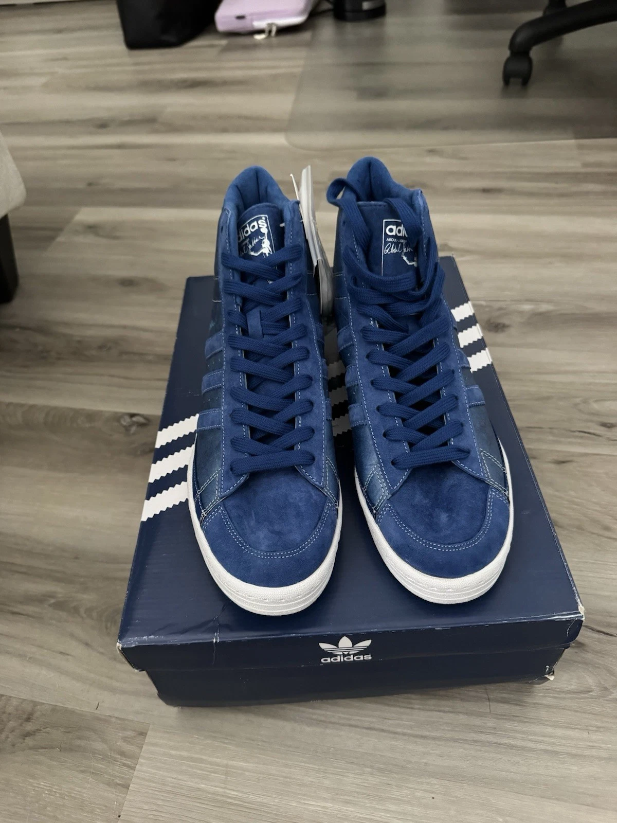 Adidas Jabbar Hi Men’s Size 8.5 Powder Blue