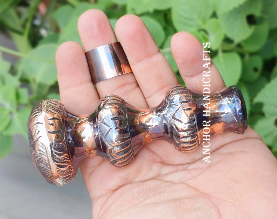 Nautical Handmade Solid Brass Victorian style cur… - image 6