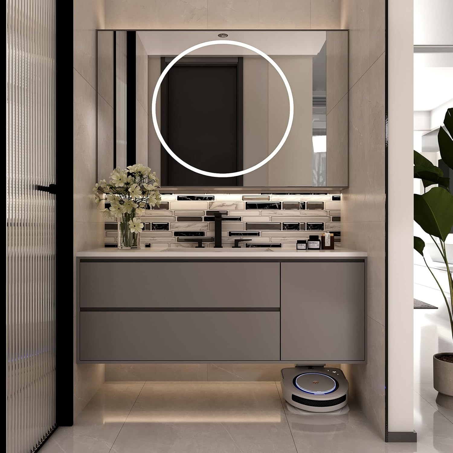 10PCS 12''X12'' Peel and Stick Kitchen Backsplash Tiles Self Adhesive Tile