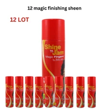 PACK OF 12 - Shine N Jam Magic Fingers For Braiders Finish Sheen 11.5oz