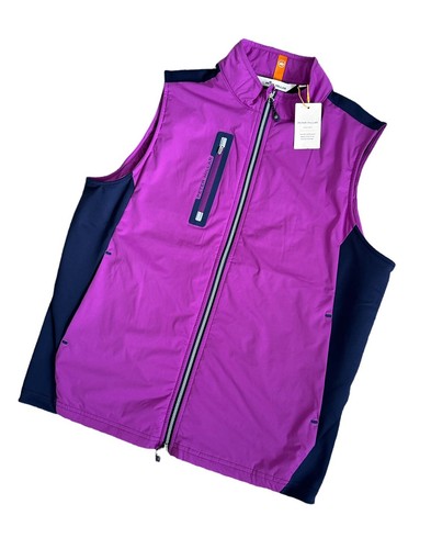 Peter Millar Jacket Men’s Crown Sport Hyperlight Fuse Elite Hybrid Vest Medium - Picture 2 of 8