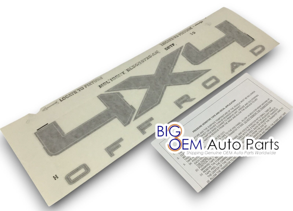 OEM 2009–2011 Ford F-150 STX Bedside Decal – Red & Black – 9L3Z-9925622-GA