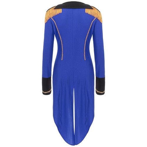 Adult Womens Circus Ringmaster Cosplay Costume Steampunk Tailcoat Jacket - Picture 30 of 141