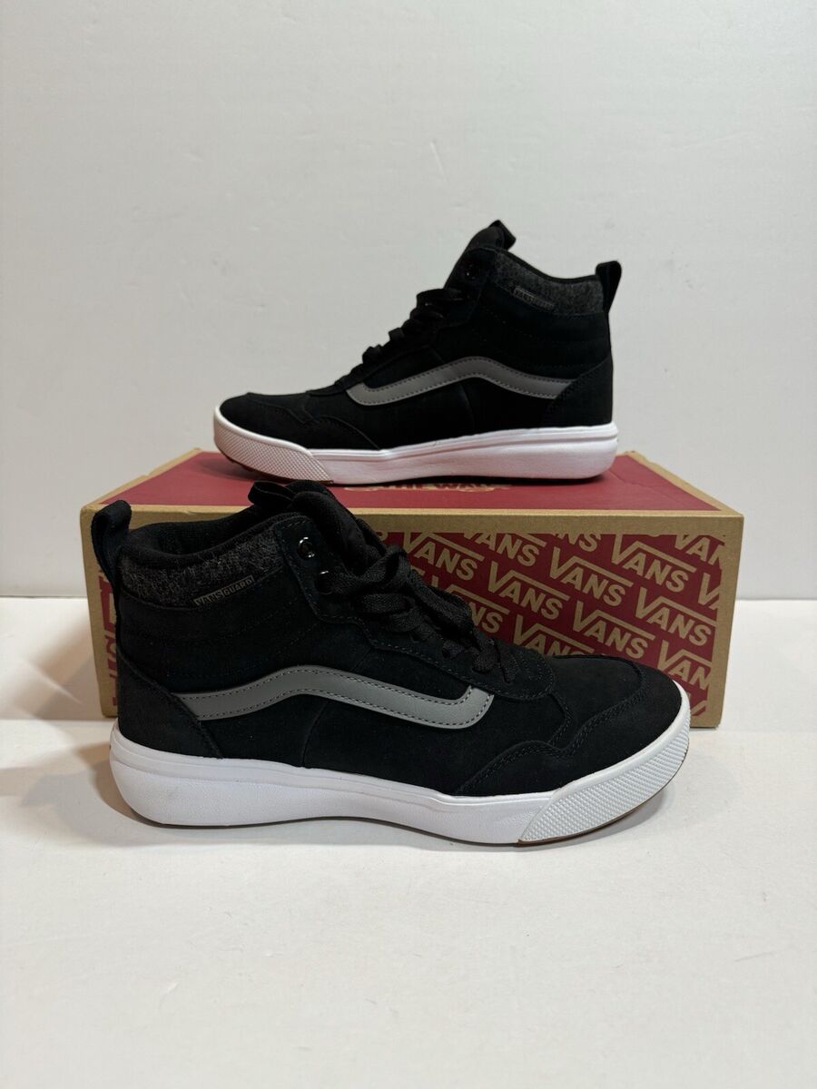 Vans Women's Range EXP Hi VansGuard Black/Pewter Suede High Vans Women's Range EXP Hi VansGuard Black/Pewter Suede High