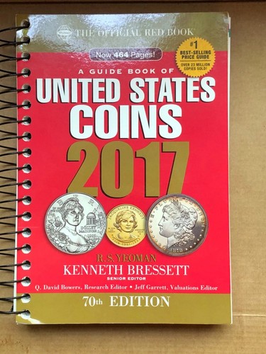 2017 Red Book Guide United States Coins 70th Edition Softcover Spiral Bind
