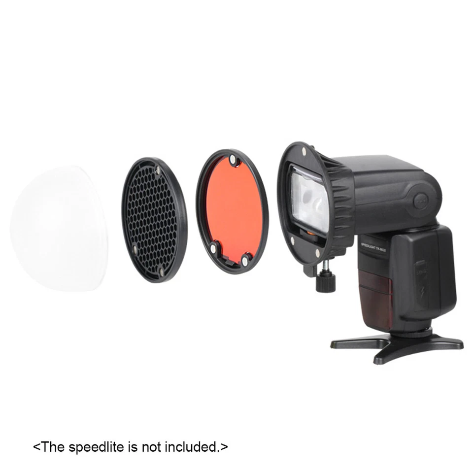 TRIOPO Speedlite Flash Light Modifier Accessories Kits with Diffuser Ball H6A9 - Image 4 of 4