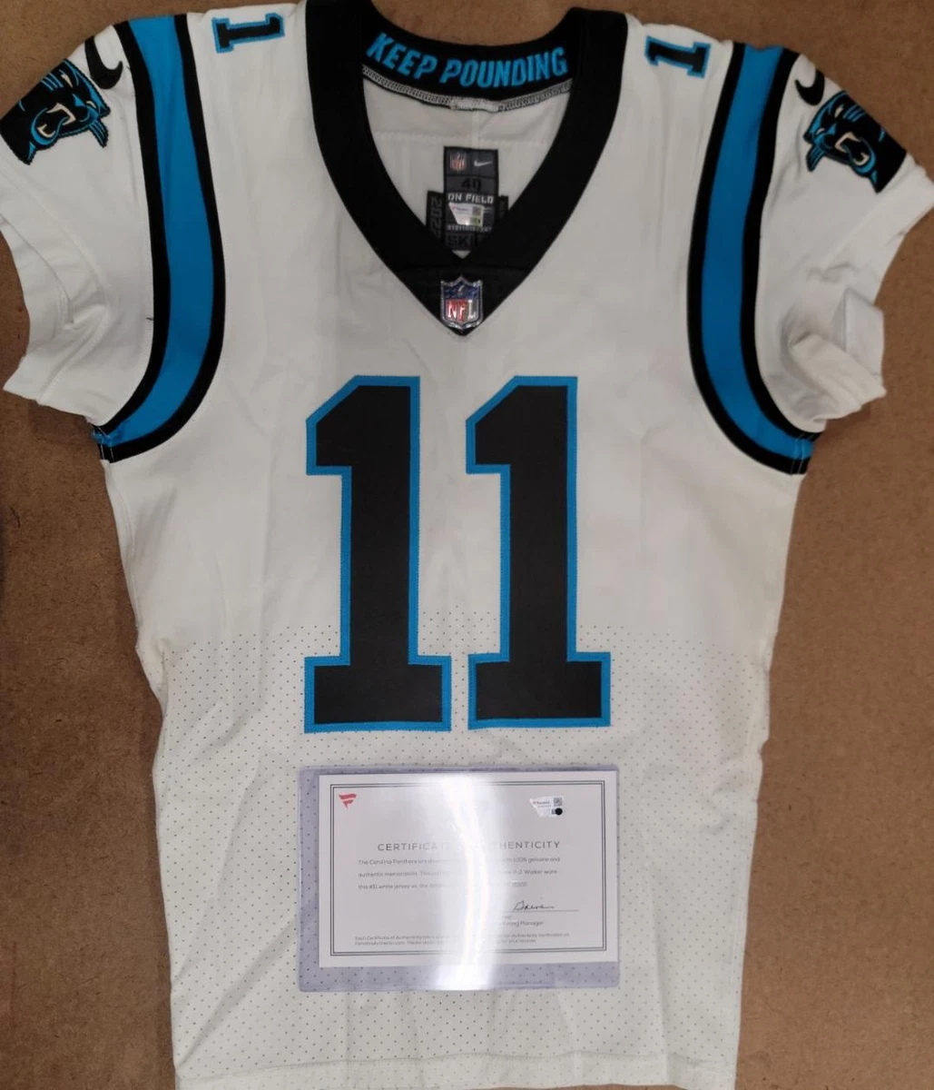 Nike Carolina Panthers PJ WALKER Game Used JERSEY vs Falcons 10 30