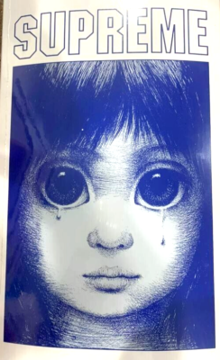 Supreme x Margaret Keane Teardrop Skateboard Deck 8.25 x 32