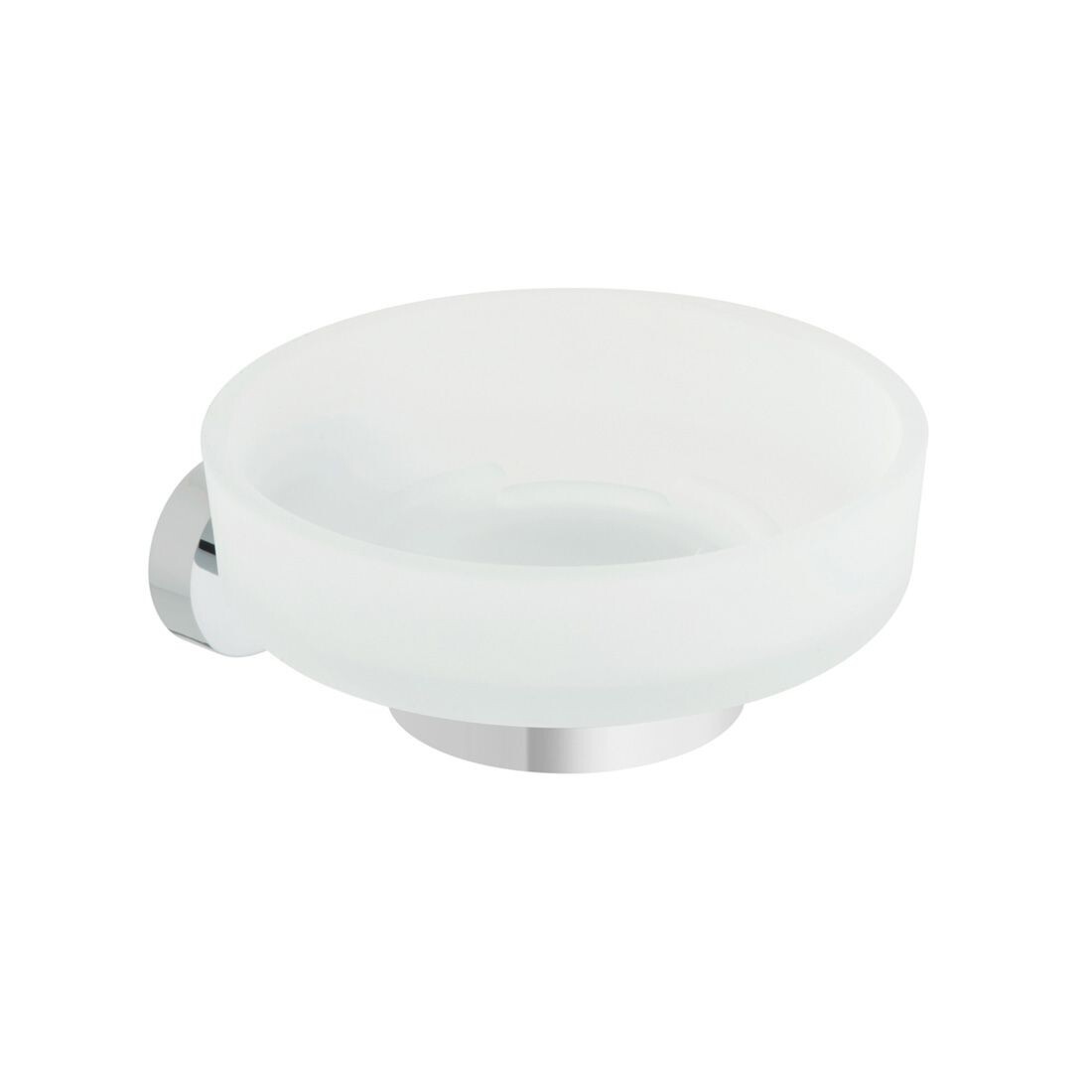 Vado Life Frosted Glass Soap Dish And Holder LIF-182-C/P New Free Postage