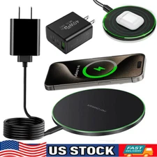 40W Charger Fast Wireless Charger Pad Dock For iPhone 15 14 13 12 11 Pro Max XS