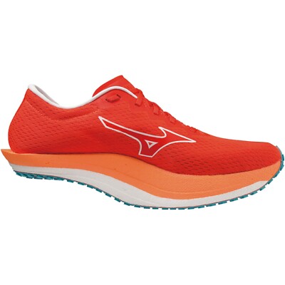 Mizuno Running Shoes WAVE DUEL PRO QTR Coral x Orange x Blue