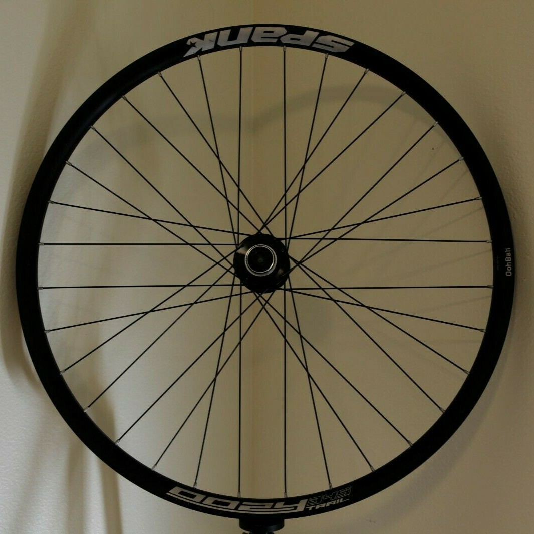 Spank Oozy Trail 345 Rim on Shimano FH-MT500-B Microspline Rear Hub 12x148  Boost