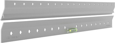 533212 French Cleat, Picture and Mirror Hanger with Hardware, 200Lb, Aluminum (1