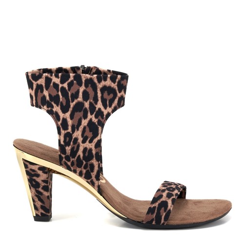 Onex Womens Showgirl-N Open Toe Sandal - Leopard, Size 5 NEW - Picture 3 of 5