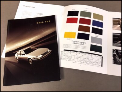 1998 SAAB 900 54-page Sales Brochure Catalog - Turbo SE Convertible Coupe