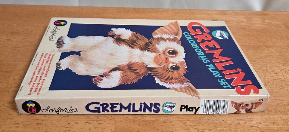 1984 Gremlins Movie Gizmo Colorforms Play Set w/ Original Box #672 ...