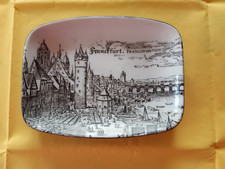 Vintage Porzellan-Wandbild - Motiv "Frankfurt"