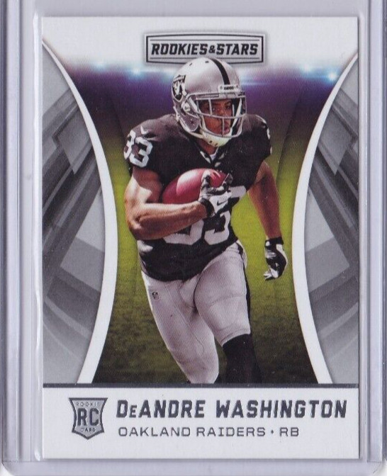 2016 Panini Rookies & Stars RC #175 DEANDRE WASHINGTON OAKLAND RAIDERS IDWN