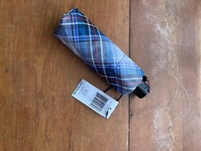 NWT Vera Bradley Snowy Plaid Compact Auto Umbrella