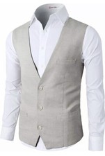 H2H Have To Have Men  s Medium Gray Vest