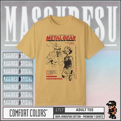 Metal Gear Solid [Snake Meryl v3] Premium T-Shirt - Kojima Solid