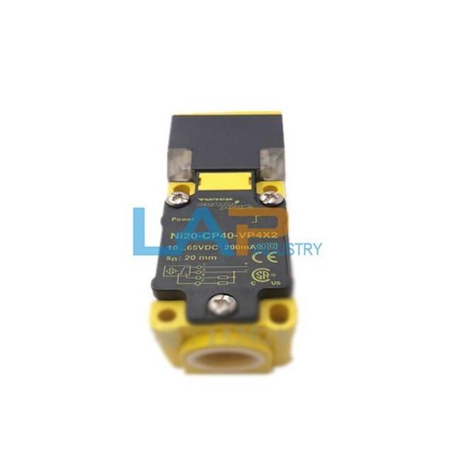 Turck NI20NF-CP40-VP4X2/S10 Inductive Sensor, 20 mm Range, Non-Flh Turck NI20NF-CP40-VP4X2/S10 Inductive Sensor, 20 mm Range, Non-Flh
