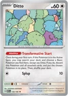 132/165 Ditto (NON HOLO) - Pokemon 151