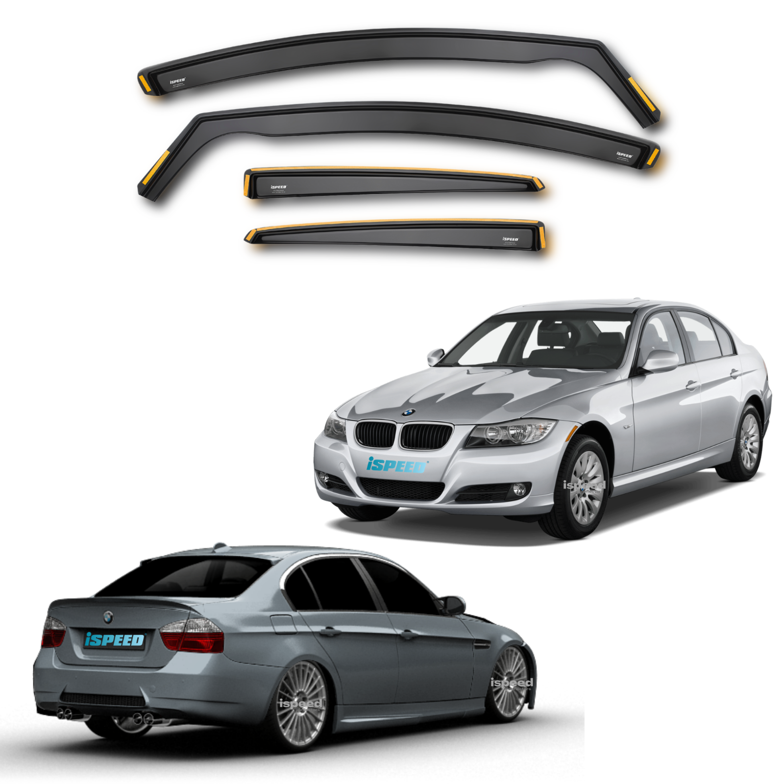 Wind Deflectors For BMW 3 Series M3 E90 4door Saloon 2004 to 2011