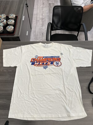 2000 Mets National League Champions Clubhouse Edition Shirt Size XXL