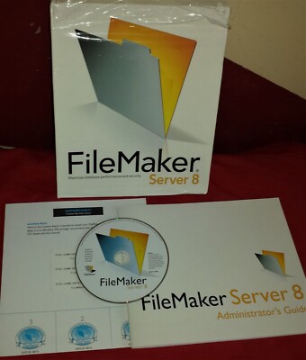 Filemaker Server 8 englisch  - OVP MwSt Rechnung
