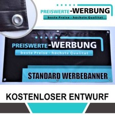 PVC Werbeplane 550cm x 300cm - inkl. Druck & Entwurf - höchste Qualität