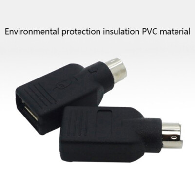 USB To PS2 Adapter Cable Round Head Mouse And Keyboard Interface Converter ZR