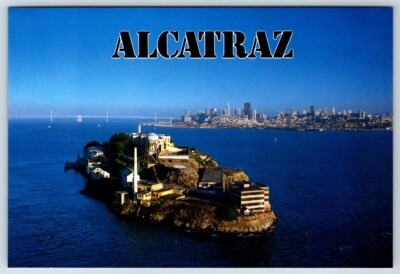 Postcard San Francisco California Alcatraz San Franciso Bay