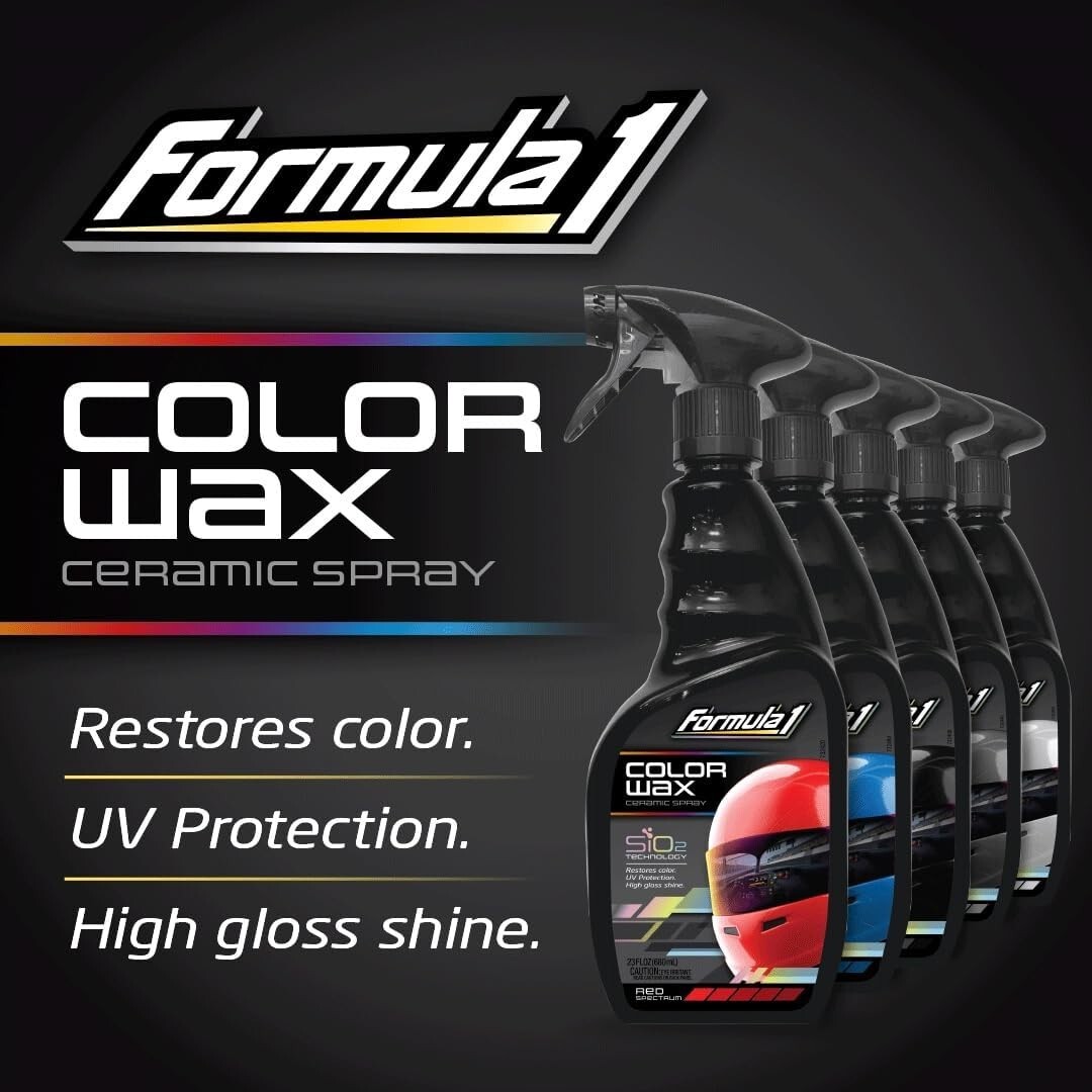 Formula 1 Color Wax Ceramic Spray Spectrum 23 fl oz SiO2 Technology NEW
