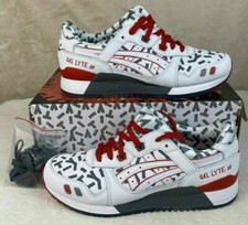 Asics X GI Joe Storm Shadow Gel-LYTE III Shoes White 1191A251-100 Mens Sz 6 NWB