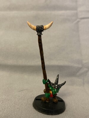 GW WARHAMMER 1x Miniatur  SNOTLINGS , GOBLINS, ORKS, ORK Metall