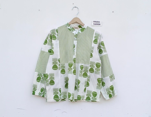 Cotton Block Printed Dress Block Print Dress, Indian Tunics, Hand Printed Dress,
