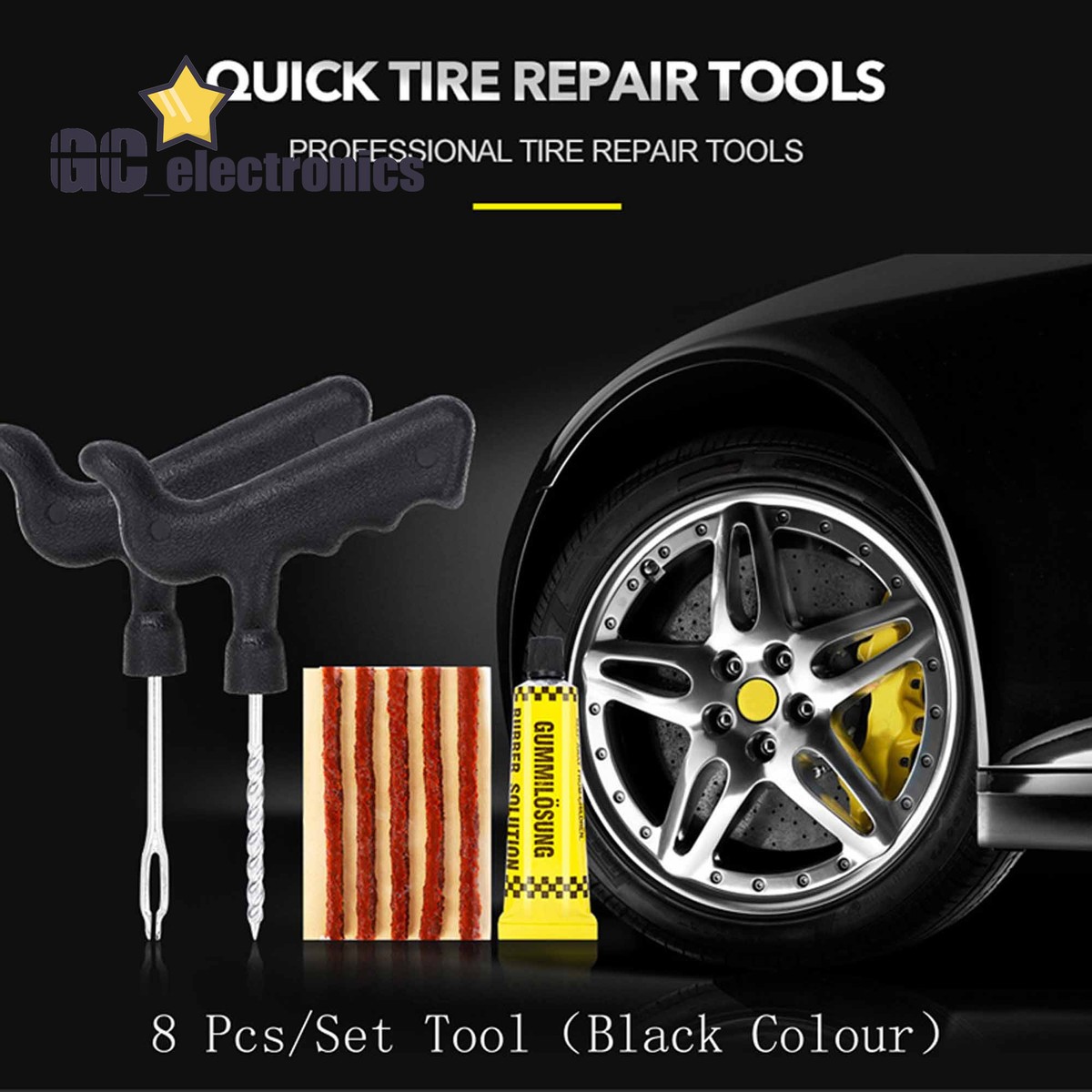 Car Tire Repair Tools Tubeless Auto Tyre Puncture ... - Grandado