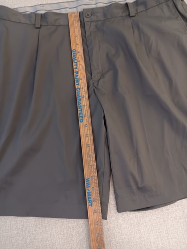 NIKE Golf -Tour Performane Shorts Sz 42 Dri-Fit Gray Pleated Front Poly &Spandex - Picture 6 of 10