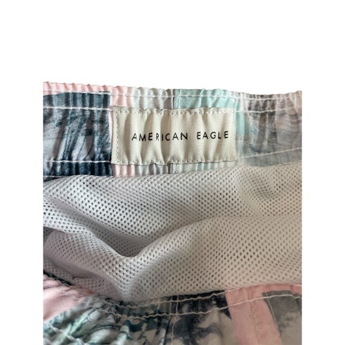 Costume da bagno American Eagle uomo XL corto spiaggia vacanza surf pantaloncini piscina crociera - Foto 4 di 6