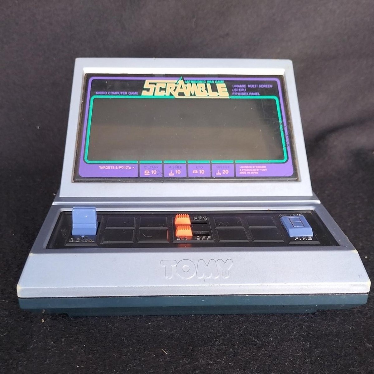 1982 Vintage Scramble Electronic Tabletop Arcade Game by 1982 Vintage Scramble Electronic Tabletop Arcade Game by