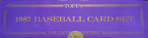 1987 Topps Tiffany Baseball Regular Series Sealed Factory Set