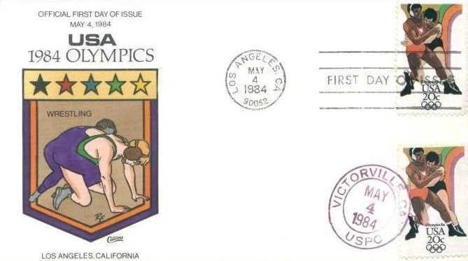 COLLINS HAND PAINTED 2085 Canoeing Kayaking Los Angeles Victorville Calif. Foto 3 de 4