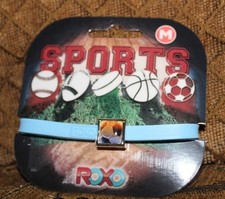 NEW ROXO SILICONE BRACELET WITH CHARM SPORTS SIZE MEDIUM SOCCER