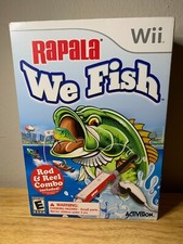 Rapala: We Fish (Nintendo Wii) Rod and Reel Combo - Brand New, Sealed